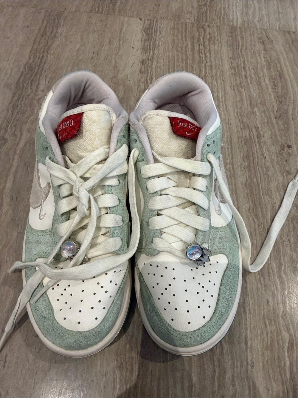 Nike Kids Sneakers Mint Green White